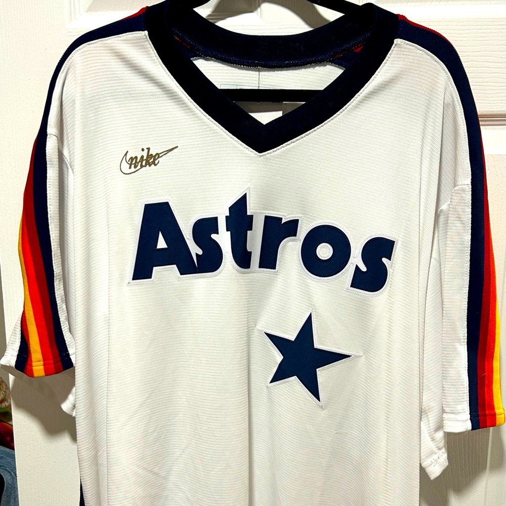 Houston Astros Craig Biggio Nike White Home Cooperstown Collection Player Jersey